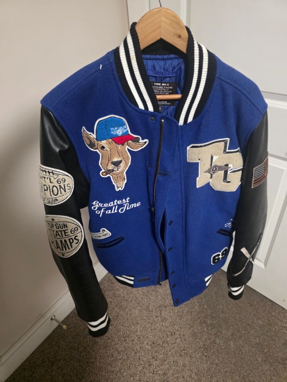 TOP GUN VARSITY JACKET